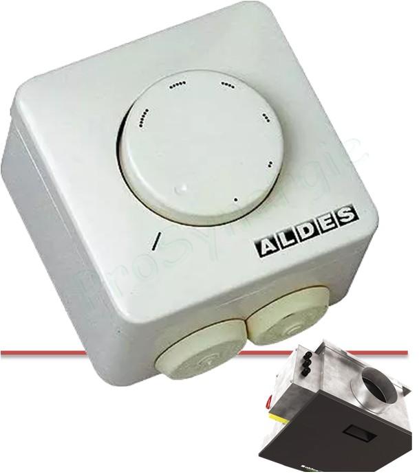 Potentiomètre moteur EC 0-10V 20K pour caissons d'extraction et ventilateurs