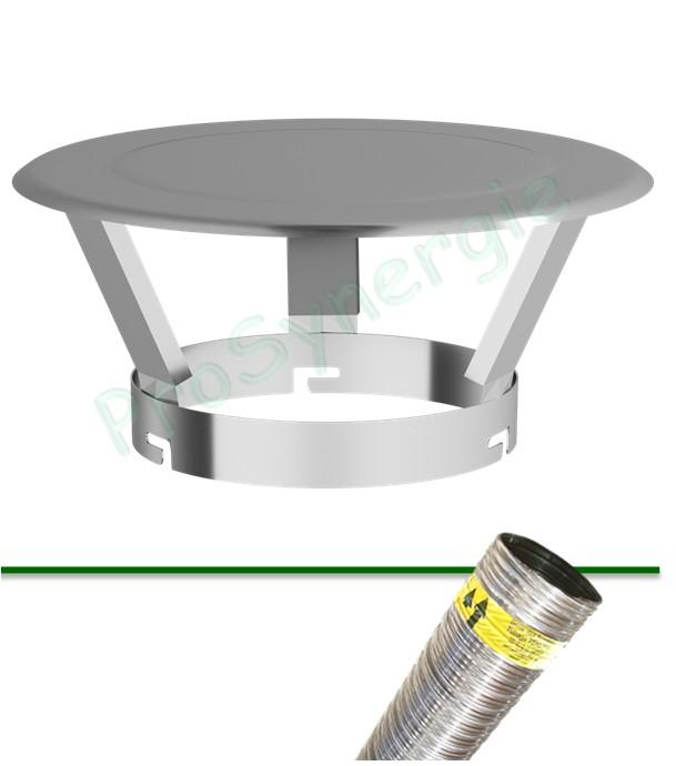 ECOTEN - Terminal Inox Rond pour flexible TENLISS