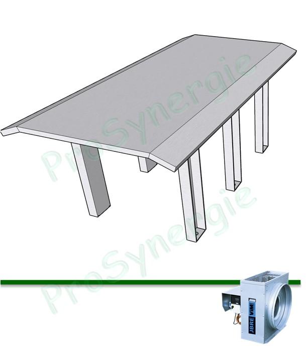 Chapeau pare-pluie JBRZ01 pour caisson d'extraction JBRE AC PR