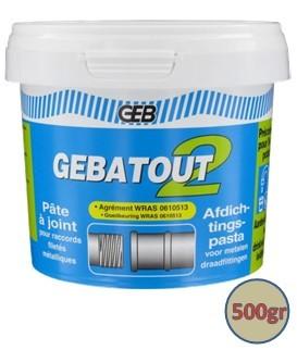 Pot 500 grammes pâte à joint d´étanchéhité pour raccord fileté métalique Gebatout 2