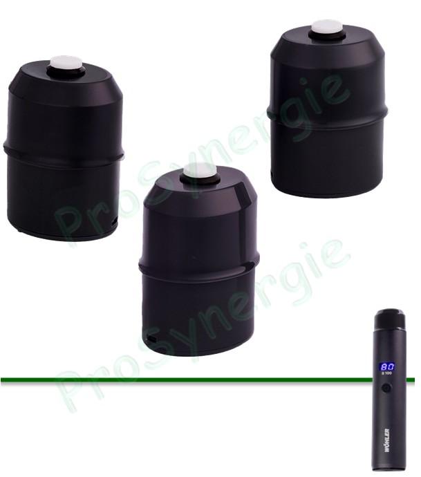 Lot de 3 réservoirs de liquide à fumée pour Générateur de fumée Wöhler S 100