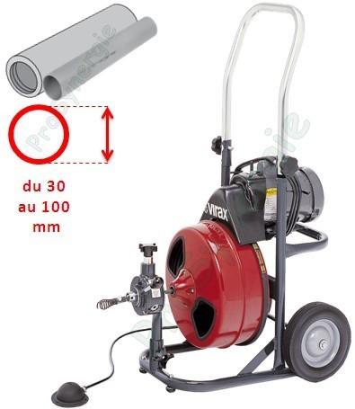 Déboucheur electrique à tambour : VAL 80 E
