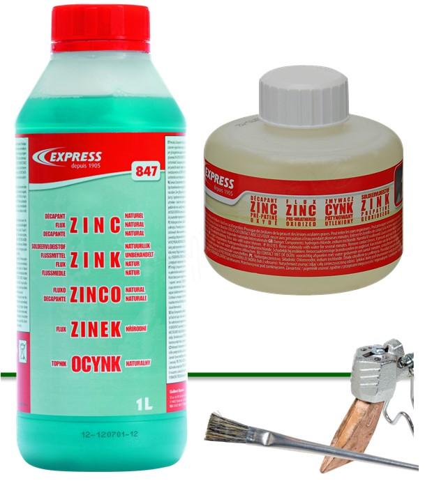 Flux décapant pour soudure zinc