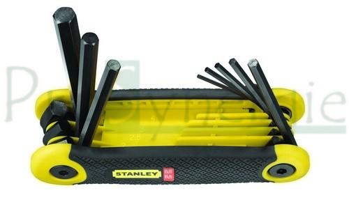 Jeu de clé mâle Hexagonales - 8 pièces