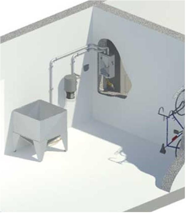 Le transfert par aspiration (ou  pneumatique ) de granulé de bois (pellet)