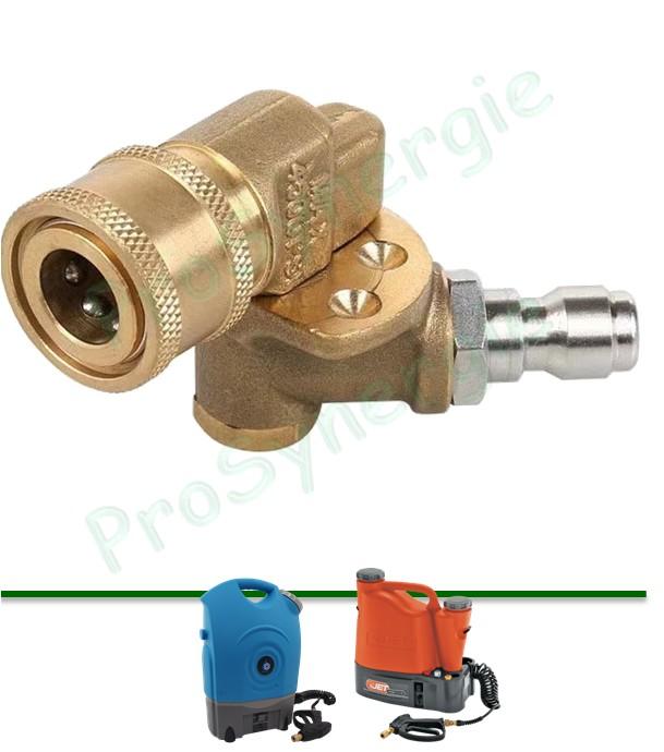 Raccord rapide orientable 90° à 45° pour nettoyeur Easypro