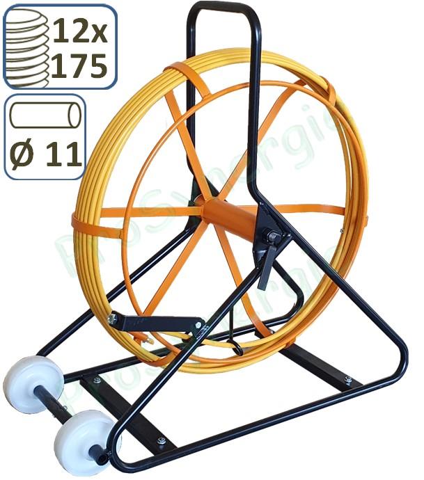 FLEXONET 20/11 - 20 m - Enrouleur et Fibre de ramonage Ø 11 mm
