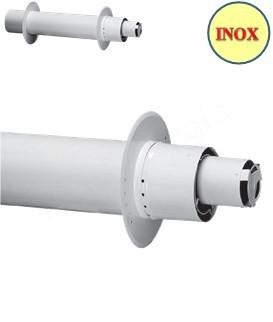 Terminal Horizontal Télescopique pour Concentrique Inox / Galva -