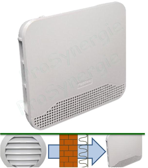 Entrée d´air murale hygroréglable - EHT²  6-44 m³/h