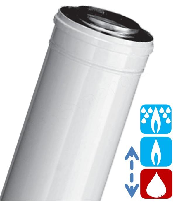 Conduits Concentrique Télescopique Inox / Galva - pour chaudières ventouses Gaz ou Fuel