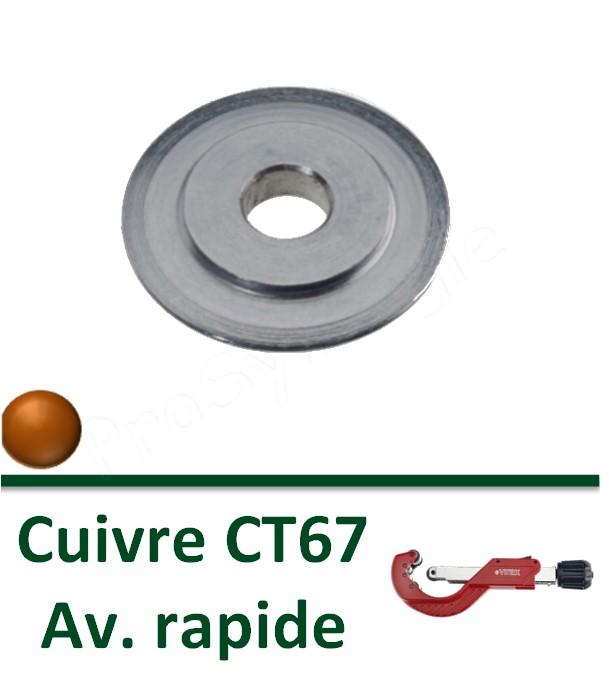 Molettes pour coupe-tube Cuivre avance rapide 210451