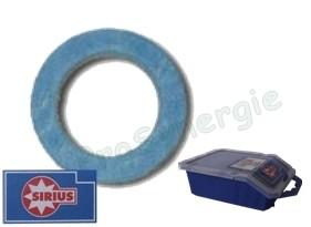Joint CNK bleu pour gaz, oxygène, hydrocarbures, agrée GDF - 1´´ à épaulement - Dimension : 26,5 x 30 x 2 - Qtté 25 pièces