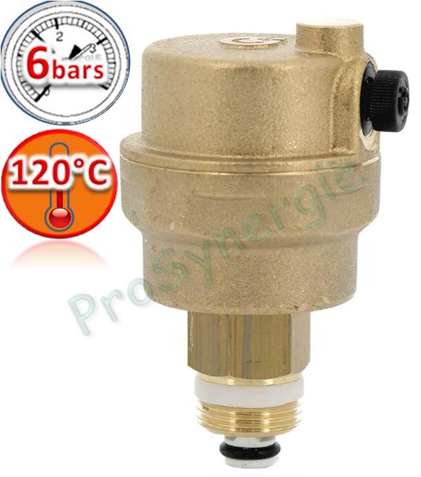 Purgeurs automatiques compact ROBOCAL avec clapet d´isolement