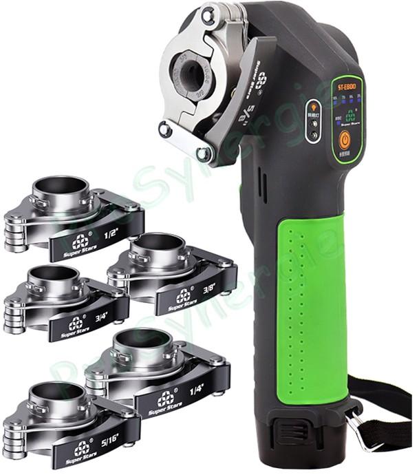 Dudgeonnière électrique batterie 15V - Têtes unitaire clipsable 1/4-3/8-1/2-5/8-3/4''