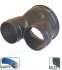 Raccord Easyclip Culotte Ø 125 mm Femelle vers 2 x Ø 90mm Optiflex (Flexigaine)