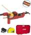 Lot ''Précision'' 2 : Cintreuse d´établi formes Standard (réf 250285) + Pince à emboîture (réf 252641) + Mètre pliant 10 branches Virax Duralium + Règlette 20cm Métal + 5 craies de Briançon et un por