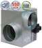 Ensemble poêle à bois Eko 4, 10 kW + Tubage de raccordement émaillé Dessus de poêle vers plafond + système complet de récupération de chaleur (Heress, moteur , moteur 300m3 avec 3 bouches, caisson de filtration et raccords)