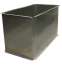 Avaloir, réhausse et couvercle (trémie pellet) section 1060x560mm hauteur 1010mm (contenance 428 litres) acier galvanisé pour cassette de transfert (vis ou pneumatique) de section 262x262mm