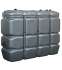 Composition Cuve plastique double paroi 2000 litres (extérieur / intérieur) avec pompe 230V, débimètre électronique, pistolet et accessoires pour distribution GNR