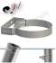 Kit de fixation mural pour conduit Øext. 180 mm - conduit de fumée isolé Duoten (2,5 m sans haubanage)