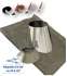 Kit S/Rampant - Conduit cheminée Isolé (Duoten) hauteur utile 1,4 mètres Int./Ext. = Inox 304 / (I 304 ou Galva) laqué noir (RAL9005) - Øint/ext 130/180mm