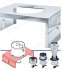 Kit Pod Compact - Transfert pneumatique (granulé / pellet) cassette aspirante avec contrôleur + doseur avec console U, silo acier galva 660 litres avec vanne d'isolement et 10 mètres de tuyau de liaison