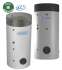 Pack solaire complet pour préparateur Eau chaude sanitaire avec soutien pompe à chaleur Capacité 300L comprenant 2 capteurs solaires avec kit de fixation inclus pour toiture tuiles